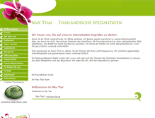 Tablet Screenshot of may-thai.de